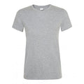 Grau Meliert - Front - SOLS Damen Kurzarm-T-Shirt Regent