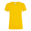 Goldgelb - Front - SOLS Damen Kurzarm-T-Shirt Regent