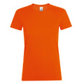 Orange - Front - SOLS Damen Kurzarm-T-Shirt Regent
