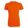 Orange - Back - SOLS Damen Kurzarm-T-Shirt Regent