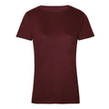 Burgunder - Front - SOLS Damen Kurzarm-T-Shirt Regent