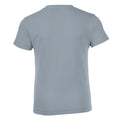 Pur Grau - Side - SOLS Kinder Regent Kurzarm T-Shirt