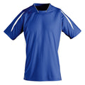Royal Blau-Weiß - Front - SOLS Kinder Maracana 2 Kurzarm Fußball T-Shirt