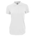 Weiß - Front - SOLS Damen Polo-Shirt Perfect Kurzarm