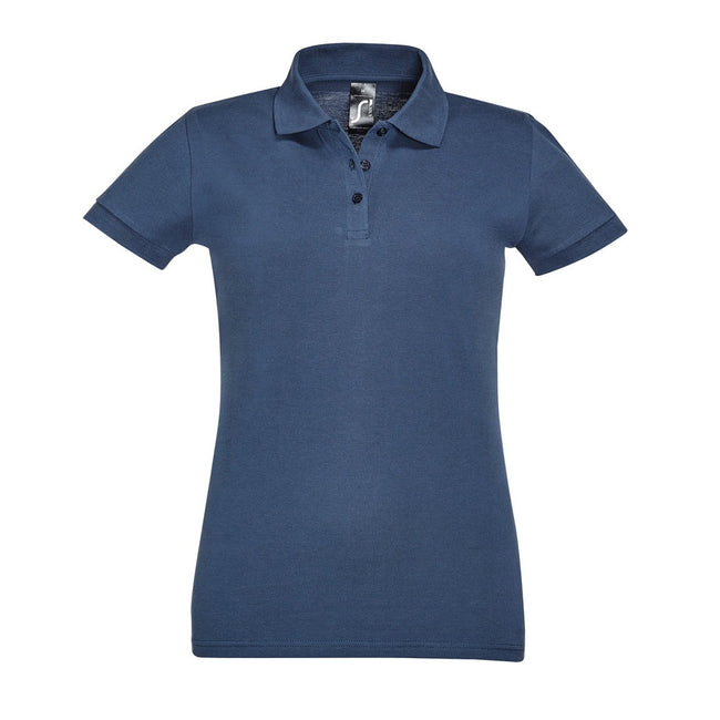 Denim - Front - SOLS Damen Polo-Shirt Perfect Kurzarm