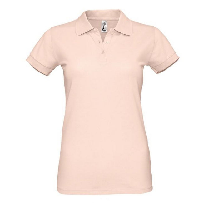 Pastell Rosa - Front - SOLS Damen Polo-Shirt Perfect Kurzarm