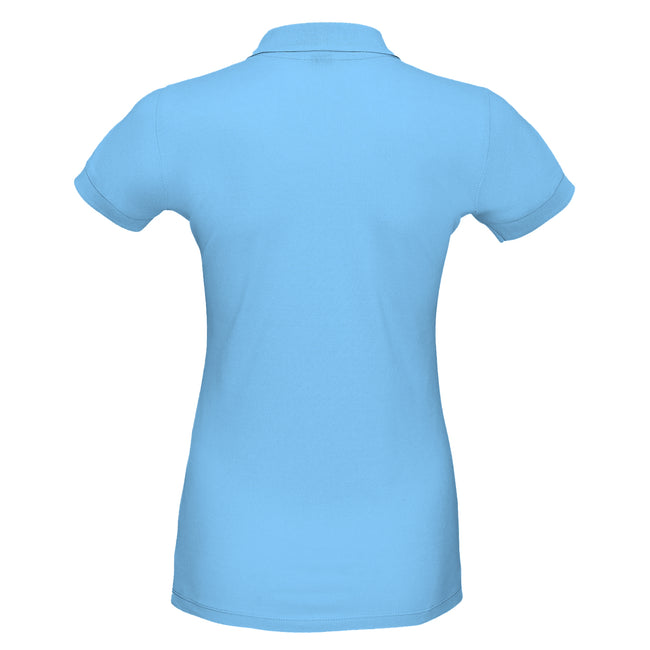 Himmelblau - Back - SOLS Damen Polo-Shirt Perfect Kurzarm