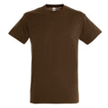 Braun - Front - SOLS Regent Herren T-Shirt, Kurzarm