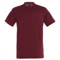Burgunder - Side - SOLS Regent Herren T-Shirt, Kurzarm