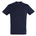 Navy - Front - SOLS Regent Herren T-Shirt, Kurzarm