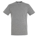 Grau meliert - Front - SOLS Regent Herren T-Shirt, Kurzarm