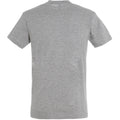 Grau meliert - Back - SOLS Regent Herren T-Shirt, Kurzarm