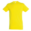 Zitrone - Front - SOLS Regent Herren T-Shirt, Kurzarm