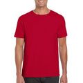 Rot - Side - Gildan Herren Soft Style T-Shirt