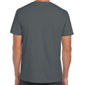 Anthrazit - Side - Gildan Herren Soft Style T-Shirt
