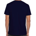 Marineblau - Side - Gildan Herren Soft Style T-Shirt
