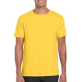 Gelb - Back - Gildan Herren Soft Style T-Shirt