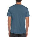 Indigo - Side - Gildan Herren Soft Style T-Shirt