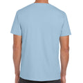 Hellblau - Side - Gildan Herren Soft Style T-Shirt