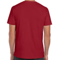 Kardinal-Rot - Side - Gildan Herren Soft Style T-Shirt
