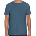 Indigoblau - Front - Gildan Herren Soft Style T-Shirt