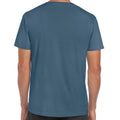 Indigoblau - Back - Gildan Herren Soft Style T-Shirt