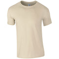 Sand - Front - Gildan Herren Soft Style T-Shirt
