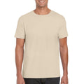 Sand - Back - Gildan Herren Soft Style T-Shirt