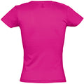 Fuchsia - Back - SOLS Damen T-Shirt, Kurzarm, Rundhalsausschnitt