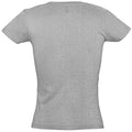 Grau meliert - Back - SOLS Damen T-Shirt, Kurzarm, Rundhalsausschnitt