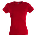 Rot - Front - SOLS Damen T-Shirt, Kurzarm, Rundhalsausschnitt