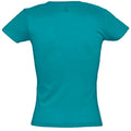 Entenblau - Back - SOLS Damen T-Shirt, Kurzarm, Rundhalsausschnitt
