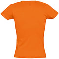 Orange - Back - SOLS Damen T-Shirt, Kurzarm, Rundhalsausschnitt