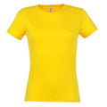 Goldgelb - Front - SOLS Damen T-Shirt, Kurzarm, Rundhalsausschnitt