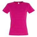Fuchsia - Front - SOLS Damen T-Shirt, Kurzarm, Rundhalsausschnitt