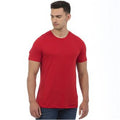 Rot meliert - Front - AWDis Herren Tri Blend T-Shirt
