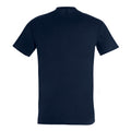 French Navy - Back - SOLS Imperial Herren T-Shirt, Kurzarm