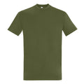 Dunkles Khaki - Front - SOLS Imperial Herren T-Shirt, Kurzarm