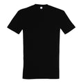 Schwarz - Front - SOLS Imperial Herren T-Shirt, Kurzarm