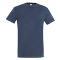 Denim - Front - SOLS Imperial Herren T-Shirt, Kurzarm