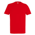 Rot - Front - SOLS Imperial Herren T-Shirt, Kurzarm