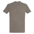 Hellgrau - Front - SOLS Imperial Herren T-Shirt, Kurzarm