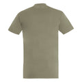 Khaki - Back - SOLS Imperial Herren T-Shirt, Kurzarm