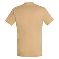 Sand - Back - SOLS Imperial Herren T-Shirt, Kurzarm