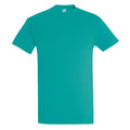 Karibikblau - Front - SOLS Imperial Herren T-Shirt, Kurzarm