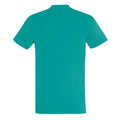 Karibikblau - Back - SOLS Imperial Herren T-Shirt, Kurzarm