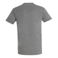 Grau meliert - Back - SOLS Imperial Herren T-Shirt, Kurzarm