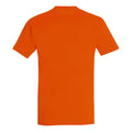 Orange - Back - SOLS Imperial Herren T-Shirt, Kurzarm