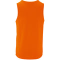 Neon Orange - Back - SOLS Herren Sporty Performance Tank Top