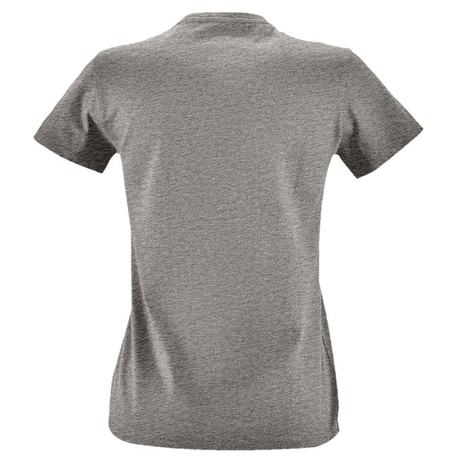 Grau meliert - Side - SOLS Damen T-Shirt, kurzärmlig